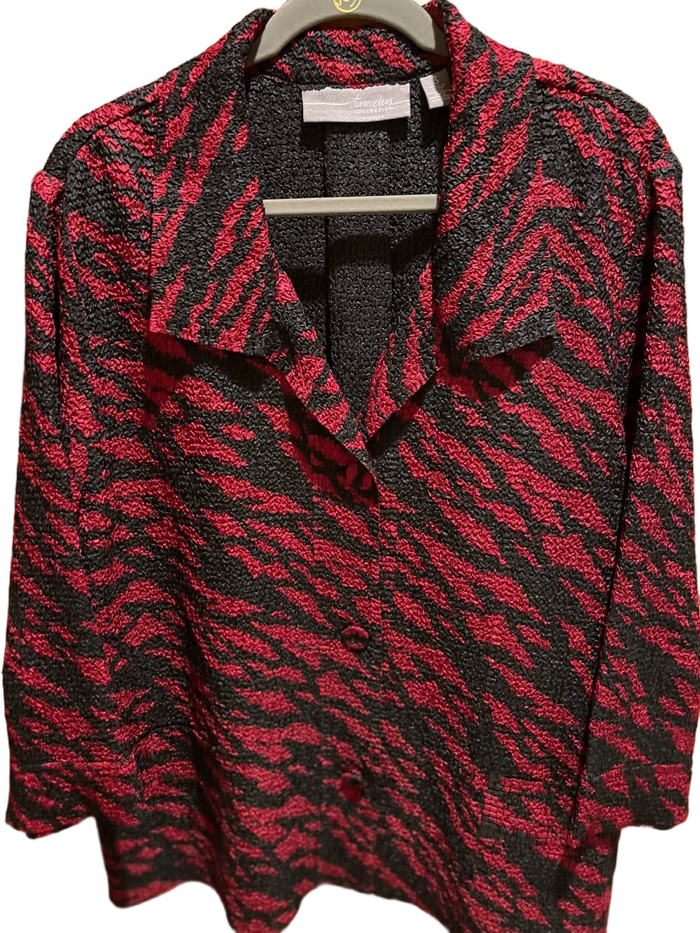 07. WOMENS CHICO’S TRAVELERS 3/XL DETAIL JACKET